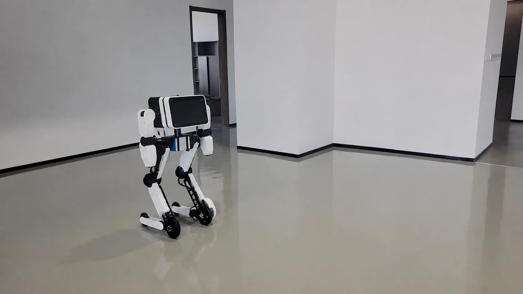 Harfy operating in an indoor robotics test lab
